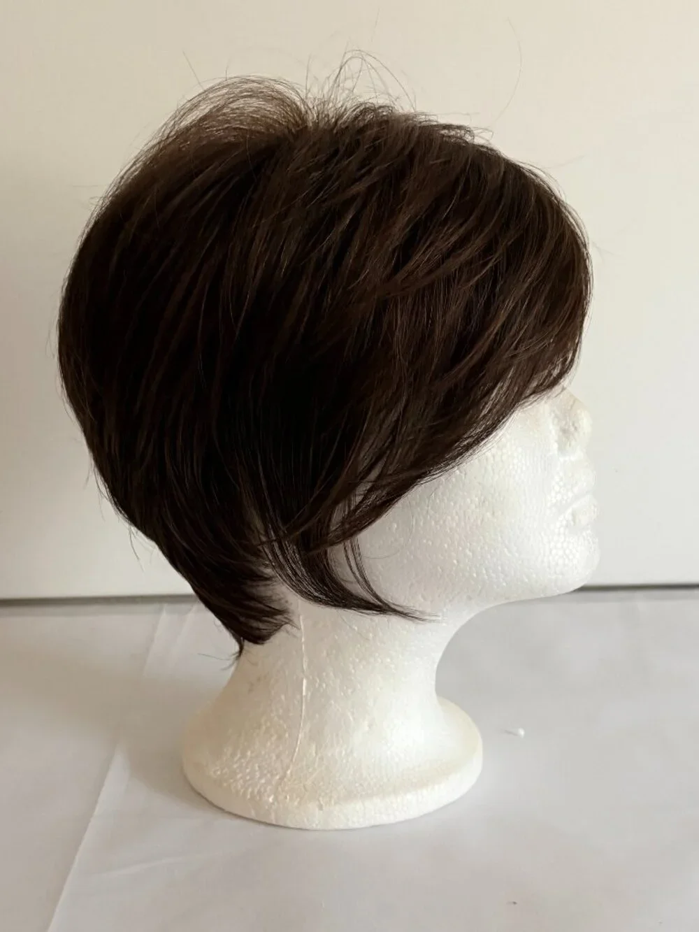 Tress Allure Cool Pixie Wig Low Density Shag Chocolate Daze Short 8R VC1210